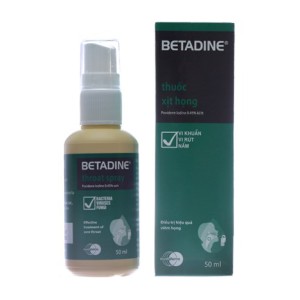 Thuốc xịt họng Betadine Throat Spray (50ml)
