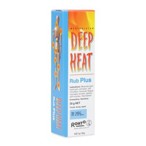 Kem thoa da kháng viêm – giảm đau Deep Heat Rub Plus (30g)