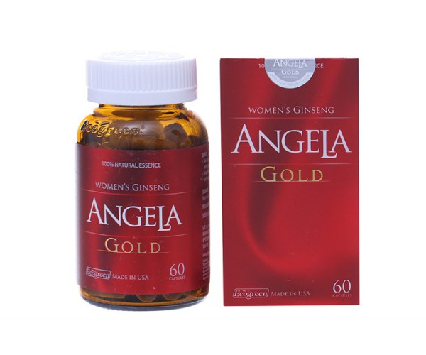 Thực phẩm chức năng tăng cường sức khỏe sinh lý nữ Sâm Angela Gold (60 viên/hộp)