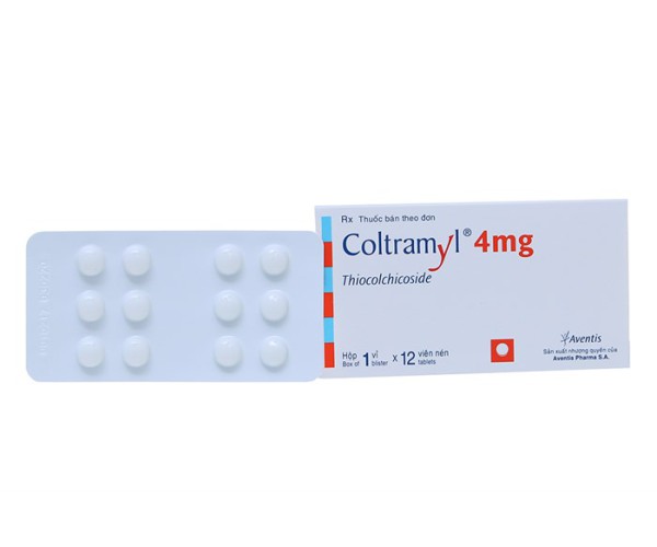 Thuốc giãn cơ Coltramyl 4mg (12 viên/hộp)