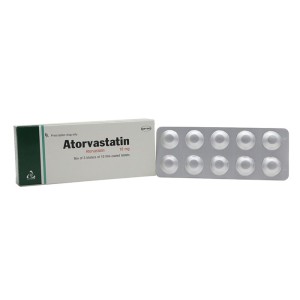 Thuốc trị mỡ máu Atorvastatin TV.Pharm 10mg (3 vỉ x 10 viên/hộp)