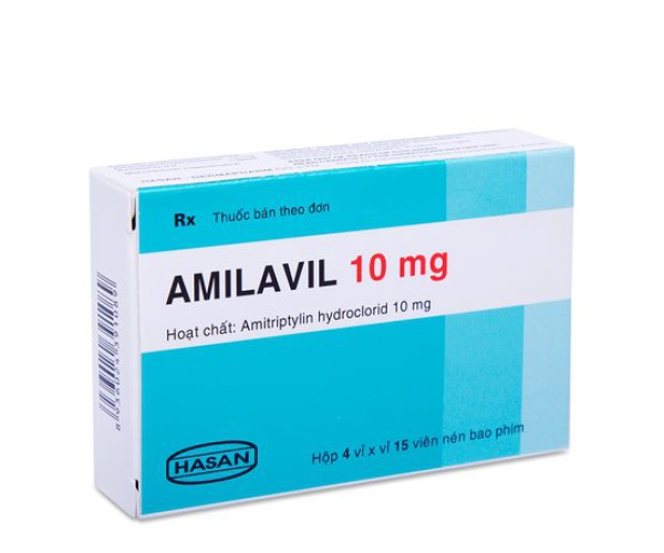 Thuốc điều trị trầm cảm Amilavil Hasan 10mg (4 vỉ x 15 viên/hộp)