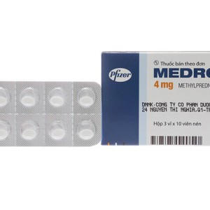 Thuốc kháng viêm Medrol 4mg (3 vỉ x 10 viên/hộp)