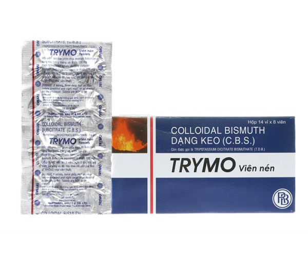 Thuốc trị viêm loét dạ dày, tá tràng Trymo (14 vỉ x 8 viên/hộp)