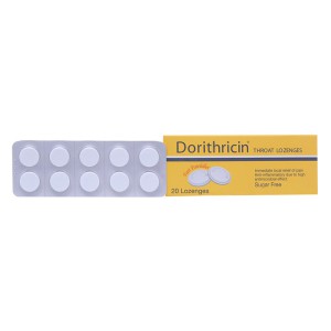 Viên ngậm trị đau họng Dorithricin (2 vỉ x 10 viên/hộp)