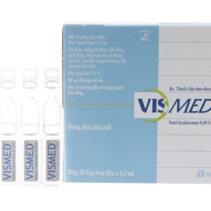 Thuốc nhỏ mắt Vismed 0.3ml (20 ống/hộp)