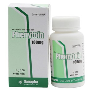 Thuốc trị động kinh Phenytoin 100mg Danapha(100 viên/chai)