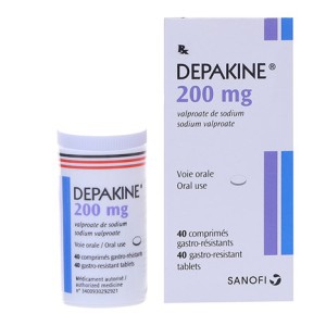 Thuốc trị động kinh Depakine 200mg (40 viên/chai)