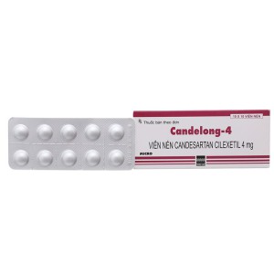 Thuốc trị cao huyết áp Candelong-4 (10 vỉ x 10 viên/hộp)