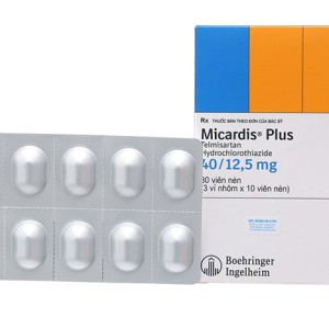 Thuốc trị cao huyết áp Micardis Plus 40mg/12.5mg (3 vỉ x 10 viên/hộp)