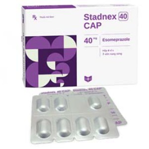 Thuốc điều trị loét dạ dày tá tràng Stadnex cap 40mg (4 vỉ x 7 viên/hộp)