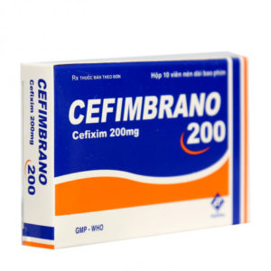 Thuốc kháng sinh Cefimbrano 200 (10 viên/hộp)
