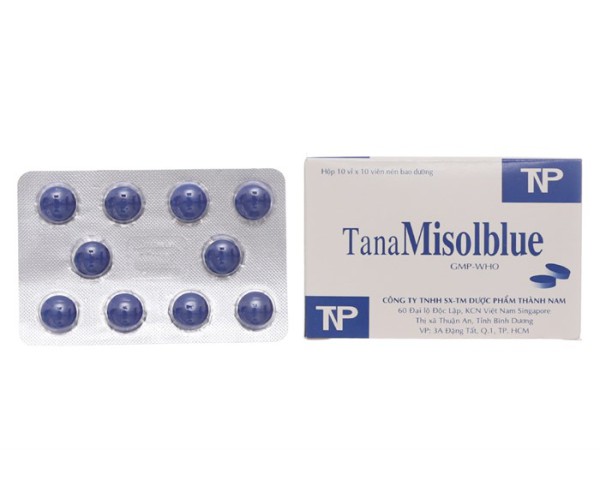 Thuốc hỗ trợ trị viêm đường tiết niệu TanaMisolblue (10 vỉ x 10 viên/hộp)
