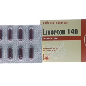 Thuốc trị bệnh gan Liverton 140mg (10 vỉ x 10 viên/hộp)