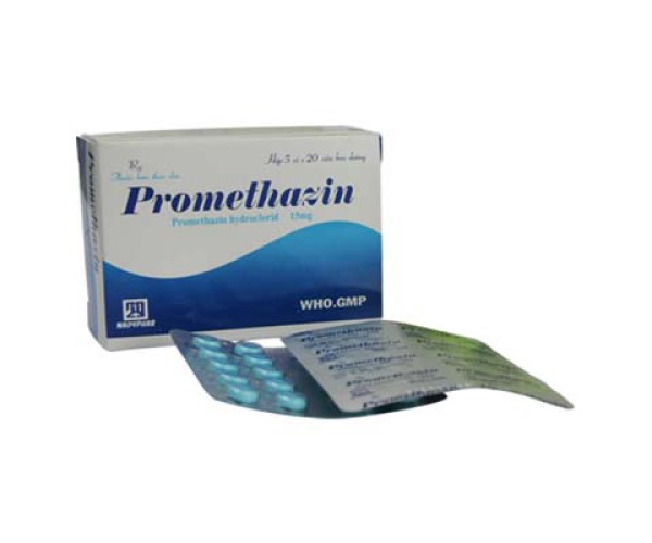 Thuốc chống dị ứng Promethazin 15mg (5 vỉ x 20 viên/hộp)