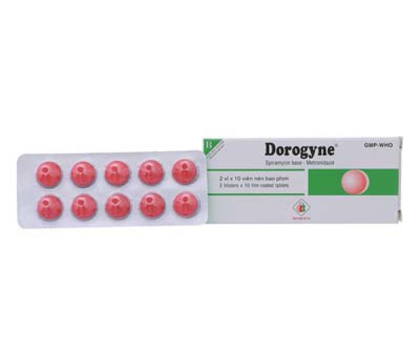 Thuốc kháng sinh Dorogyne (2 vỉ x 10 viên/hộp)