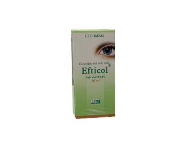 Thuốc nhỏ mắt, mũi Efticol xanh lá (10ml)