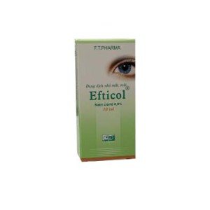 Thuốc nhỏ mắt, mũi Efticol xanh lá (10ml)