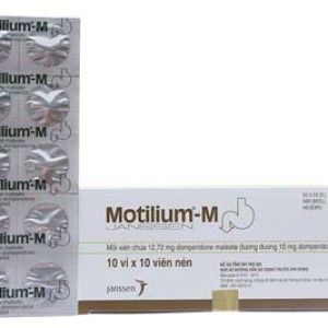Thuốc chống nôn Motilium - M (10 vỉ x 10 viên/hộp)