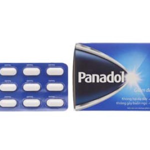 Thuốc giảm đau, hạ sốt không gây buồn ngủ Panadol 500mg (10 vỉ x 12 viên/hộp)