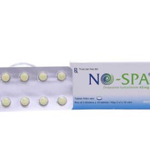 Thuốc chống co thắt cơ trơn No-Spa 40mg (5 vỉ x 10 viên/hộp)