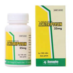 Thuốc chống trầm cảm Amitriptylin 25mg Danapha (100 viên/hộp)