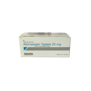 Thuốc điều trị mỡ máu Atorvastatin 20mg Macleods (10 vỉ x 10 viên/hộp)