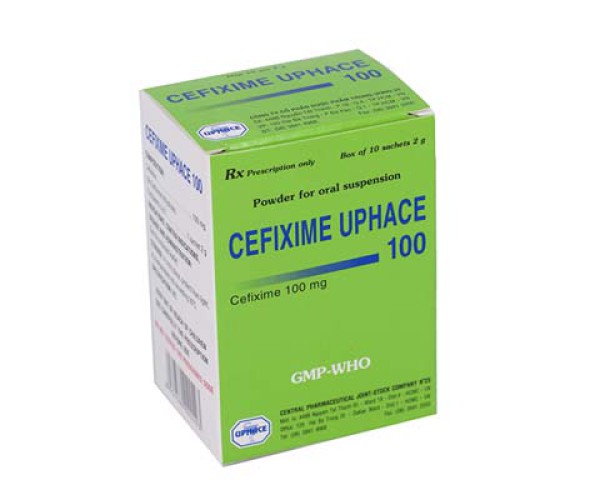 Thuốc kháng sinh Cefixim Uphace 100mg (10 gói/hộp)