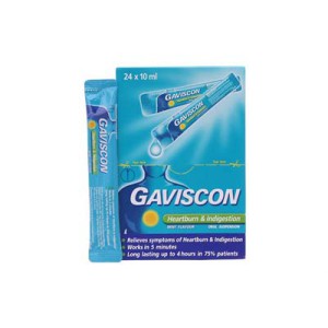 Thuốc điều trị loét dạ dày - tá tràng Gaviscon 10ml (24 gói/hộp)