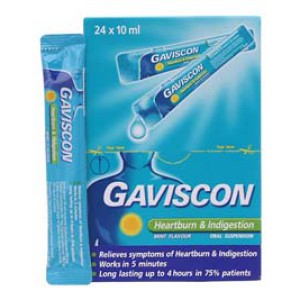 Thuốc điều trị loét dạ dày - tá tràng Gaviscon 10ml (24 gói/hộp)