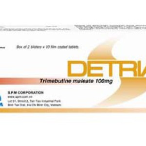 Thuốc trị rối loạn nhu động ruột Detriat (2 vỉ x 10 viên/hộp)