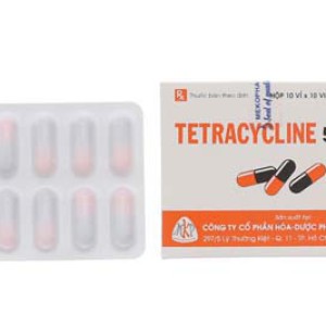Thuốc kháng sinh Tetracycline 500mg MKP (10 vỉ x 10 viên/hộp)