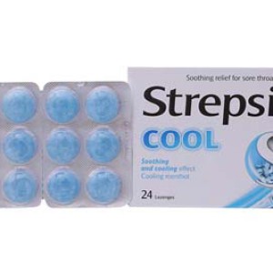Viên ngậm giảm đau họng Strepsils Cool (2 vỉ x 12 viên/hộp)