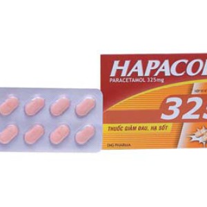 Thuốc giảm đau, hạ sốt Hapacol 325mg (10 vỉ x 10 viên/hộp)