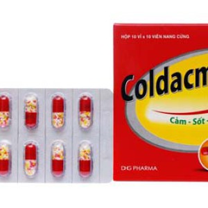Thuốc trị cảm cúm, hạ sốt Coldacmin Flu DHG (10 vỉ x 10 viên/hộp)