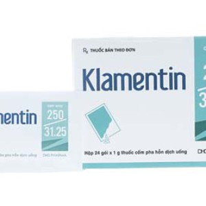 Thuốc kháng sinh Klamentin 250/31.25mg (24 gói/hộp)