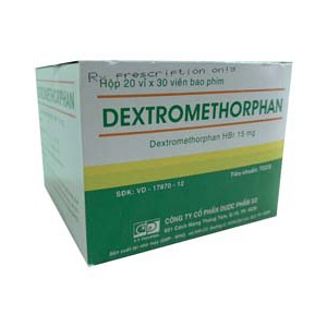 Dextromethorphan 15mg F.T Pharma (20 vỉ x 30 viên/hộp)