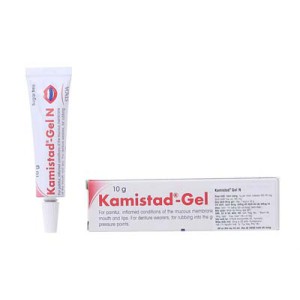 Gel điều trị các chứng viêm, đau ở viêm mạc miệng và môi Kamistad (10g)