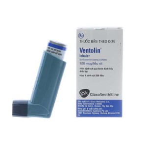 Thuốc xịt điều trị hen Ventolin Inhaler 100mcg