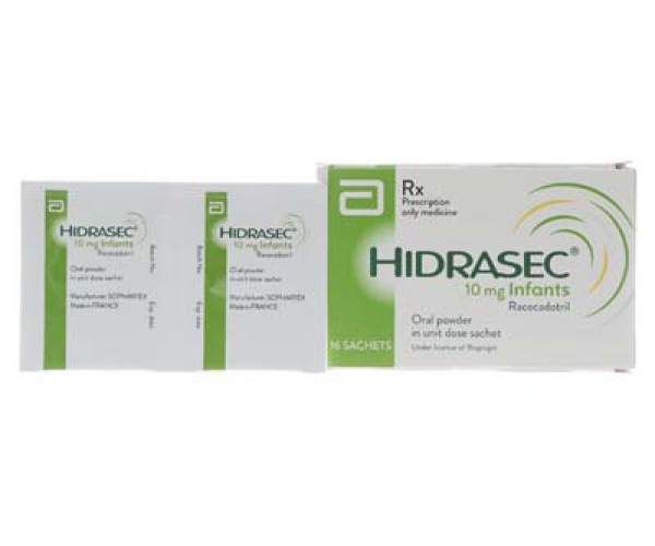Thuốc điều trị tiêu chảy cho trẻ Hidrasec Infants 10mg (16 gói/hộp)