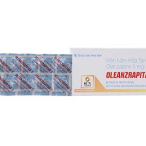Thuốc trị động kinh Oleanzrapitab 5 (5 vỉ x 10 viên/hộp)