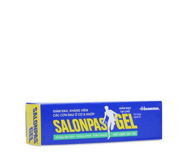 Gel giảm đau, kháng viêm Salonpas Gel Hisamitsu (30g)