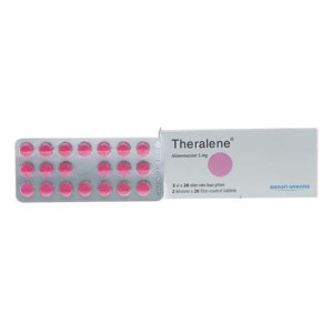 Thuốc chống dị ứng Theralene 5mg (2 vỉ x 20 viên/hộp)