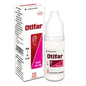 Thuốc nhỏ điều trị viêm tai Otifar (8ml)