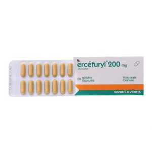 Thuốc trị tiêu chảy Ercefuryl 200mg (2 vỉ x 14 viên/hộp)