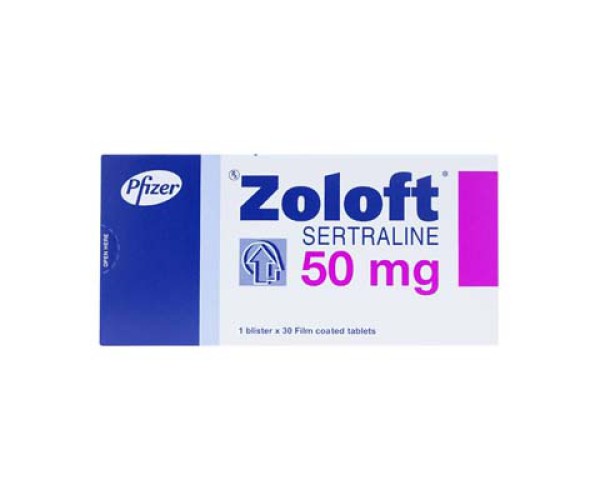 Thuốc chống trầm cảm Zoloft 50mg (3 vỉ x 10 viên/hộp)