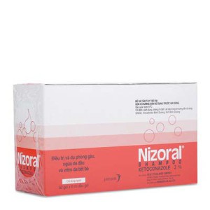 Dầu gội dự phòng và điều trị gàu, ngứa da đầu và viêm da tiết bã Nizoral Shampoo (50 gói/hộp)