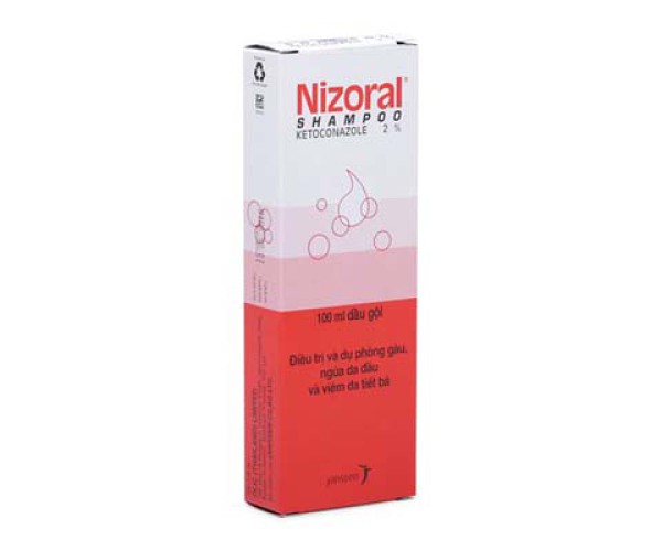 Dầu gội phòng và điều trị gàu, ngứa da đầu & viêm da tiết bã Nizoral 2% (100ml)