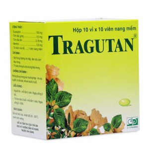 Thuốc sát trùng đường hô hấp làm dịu cơn ho Tragutan (10 vỉ x 10 viên/hộp)