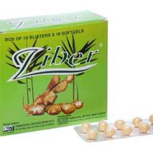 Viên uống tinh dầu gừng Ziber (10 vỉ x 10 viên/hộp)